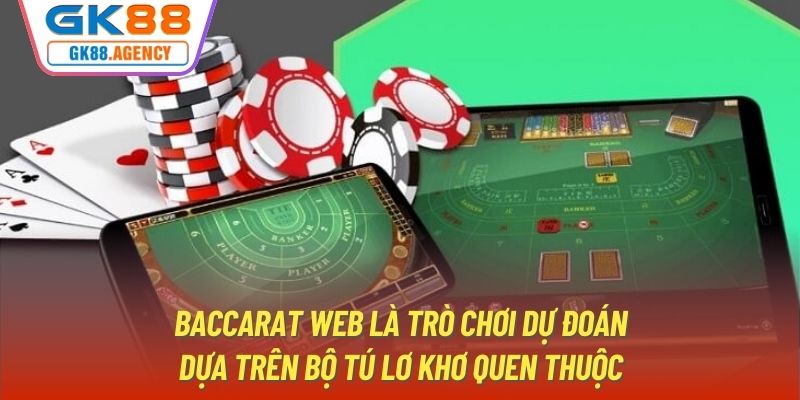 Baccarat web là trò chơi dự đoán dựa trên bộ tú lơ khơ quen thuộc