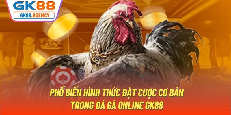 Phổ biến hình thức đặt cược cơ bản trong đá gà online GK88